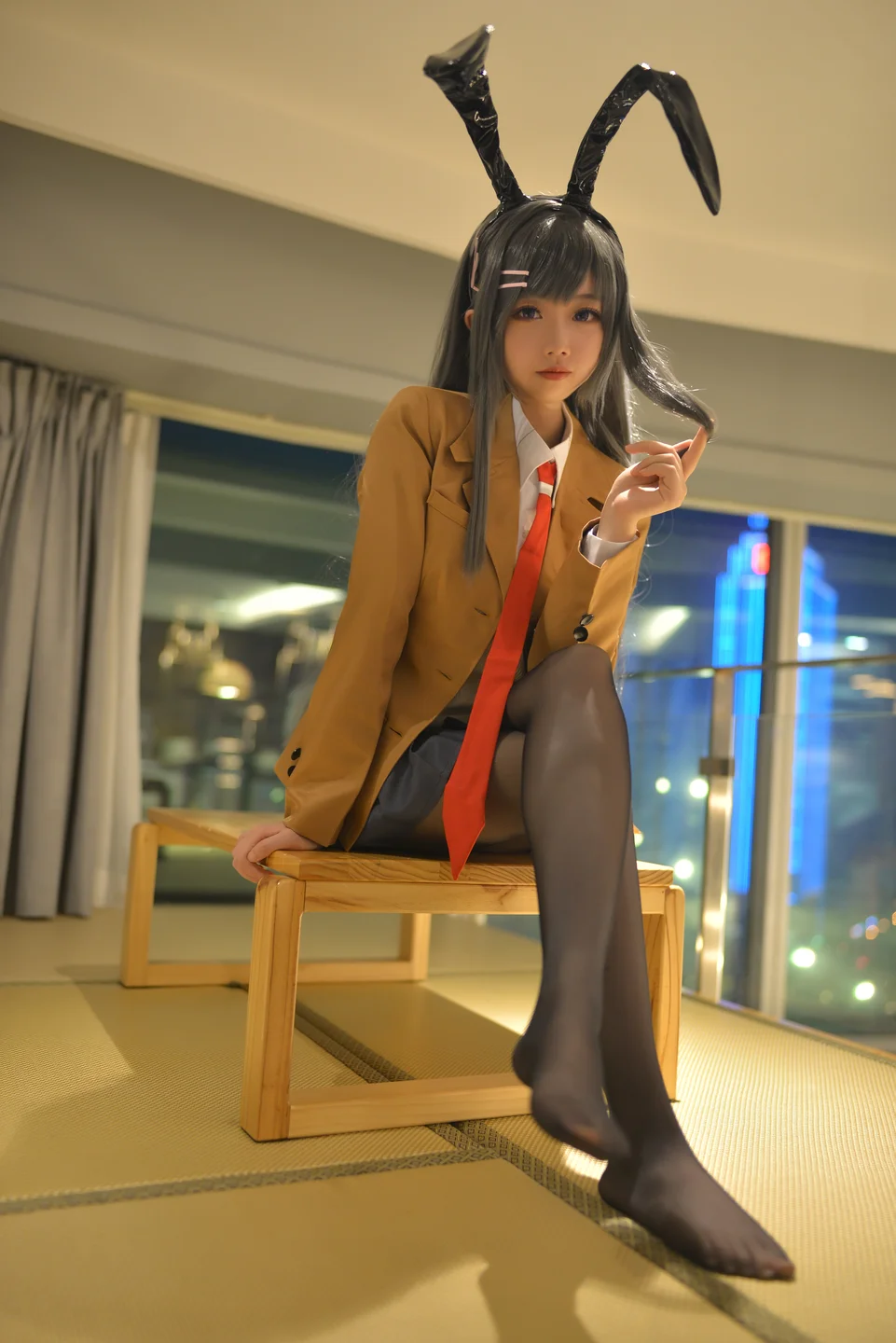 雪琪SAMA - 麻衣制服 兔女郎 [58P] icoser.la (003).webp